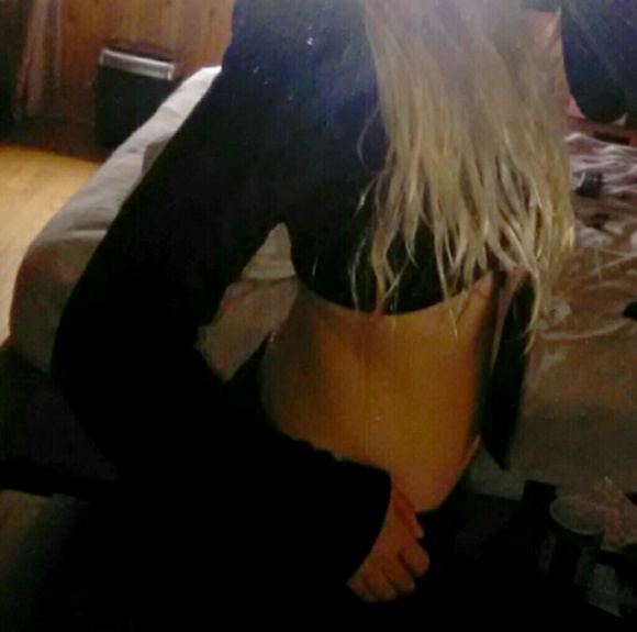 Panne CRUSHED VELVET bell sleeves SHRUG - Picture 6 of 6